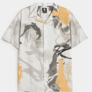 Printed Resort Collar Shir