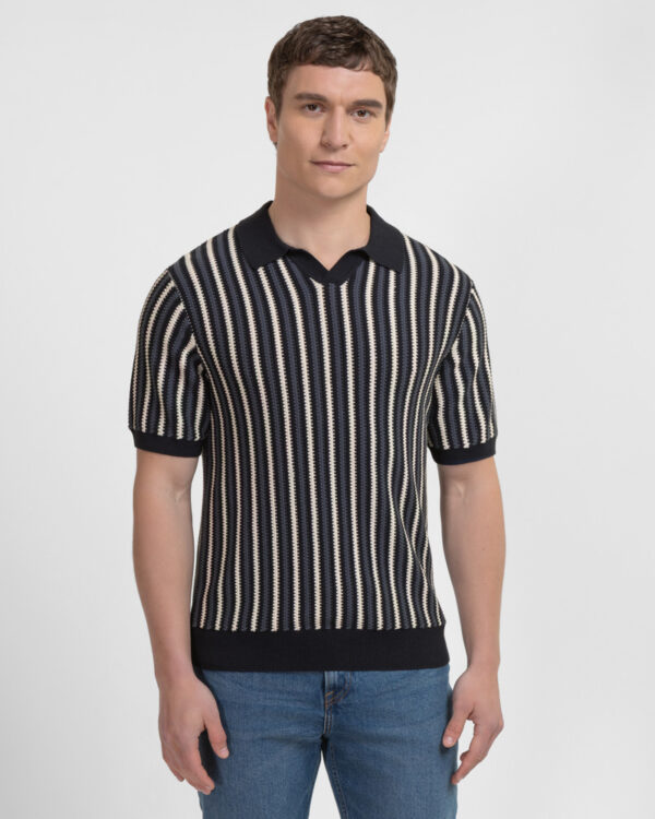 Textured Striped T-shirt